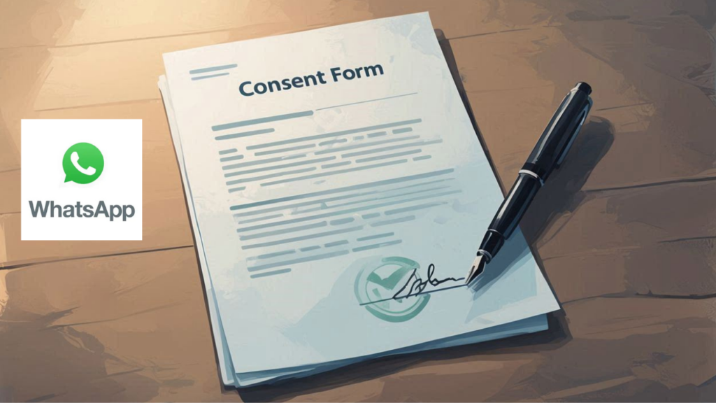 What is explicit consent in WhatsApp Business?
