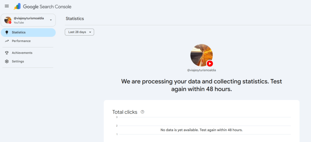 search console add property 48 hours
