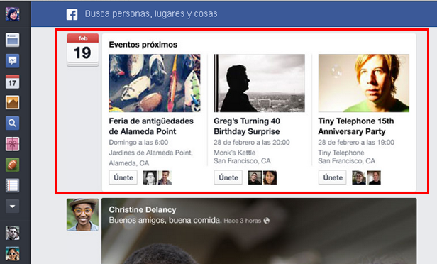 eventos news feed 2013