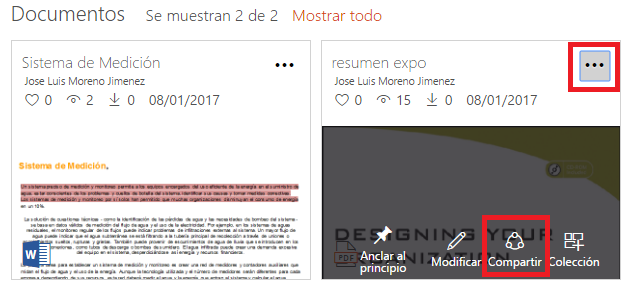 compartir documentos docs