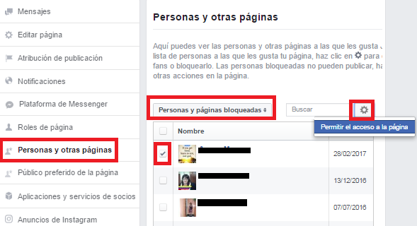 Como bloquear un seguidor en una página de Facebook