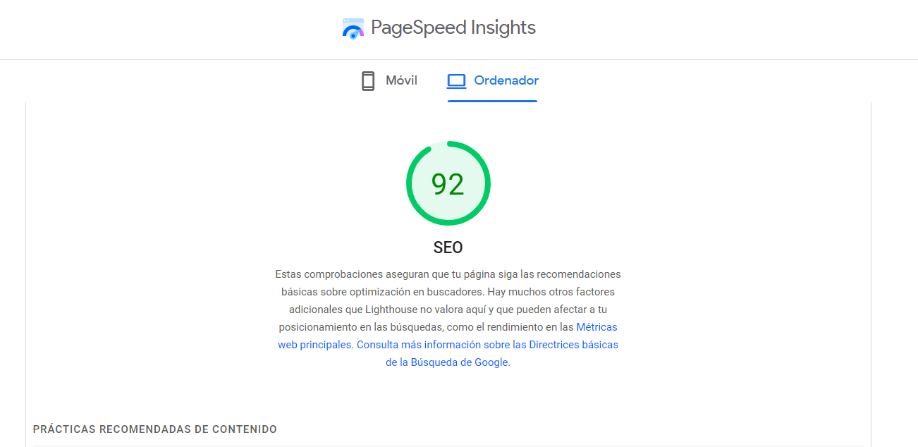 ¿Por qué no debes buscar una calificación de 100 en PageSpeed Insights?