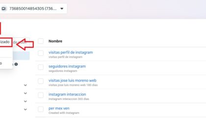 Como crear un público en Meta Ads: Seguidores de nuestra cuenta de Instagram
