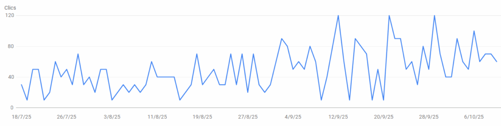 aumento de visitas organicas de buscadores