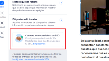 ¿Qué tan objetivos son los profesionales SEO recomendados por Wix?
