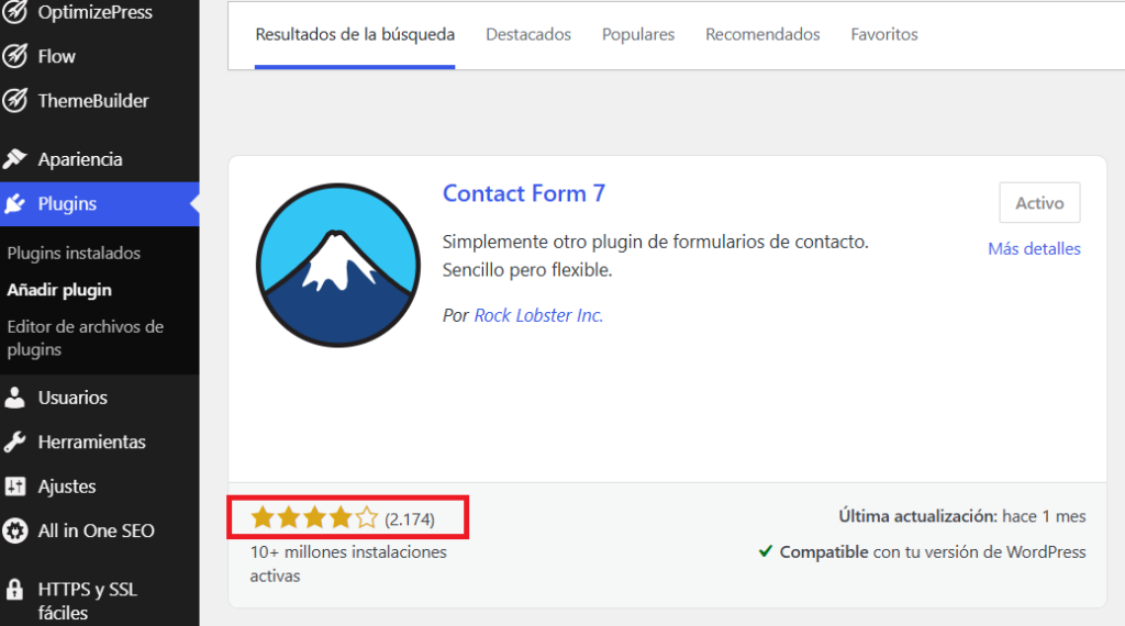 calificacion plugin wordpress