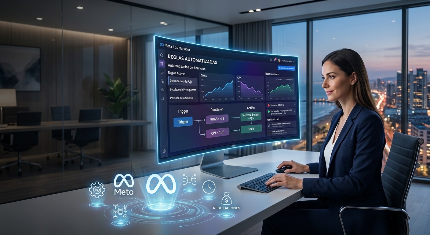 Como crear una regla automática en Meta Ads